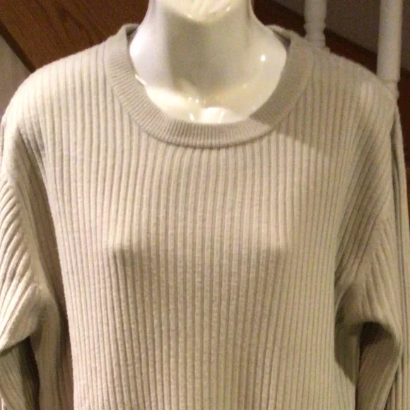 Men’s point zero black label pullover long sleeve crew neck slip on knit sweater - Picture 2 of 4